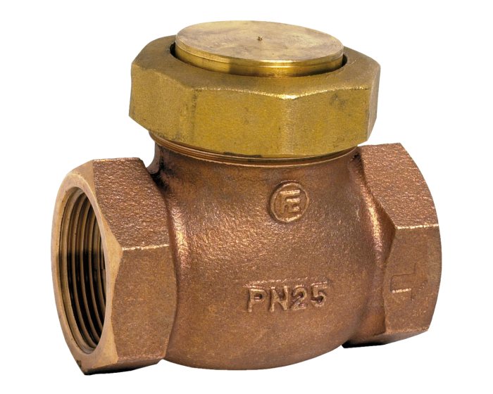 Bronze vertical lift check valve 350 metal/metal tightness BSP 1/4''